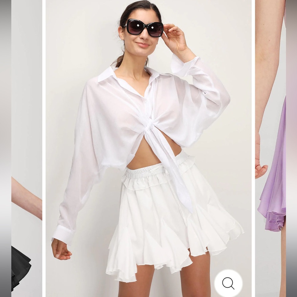 Emilee Angelic White Skort